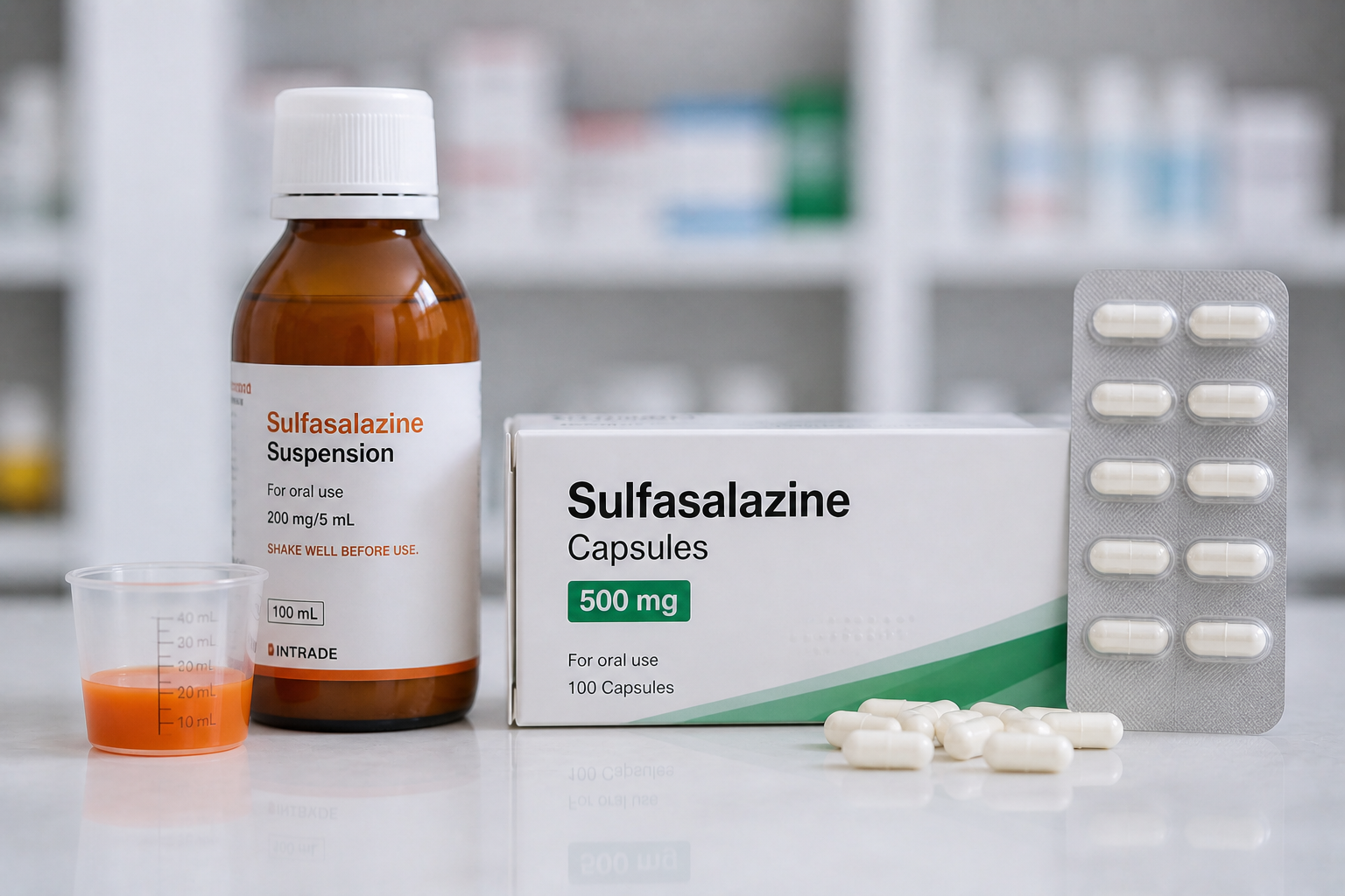 Sulfasalazine Suspension and Capsules in the U.S.: Uses, Benefits, and Compounding Options Explained